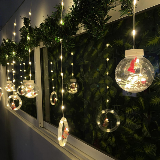 Cortina de luces navideñas Noel Mágico