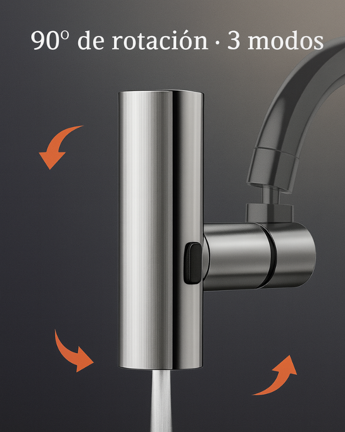 Extensor de Grifo 360° | Ahorra agua y evita salpicaduras💧
