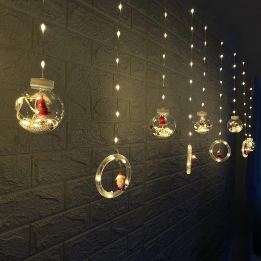 Cortina de luces navideñas Noel Mágico