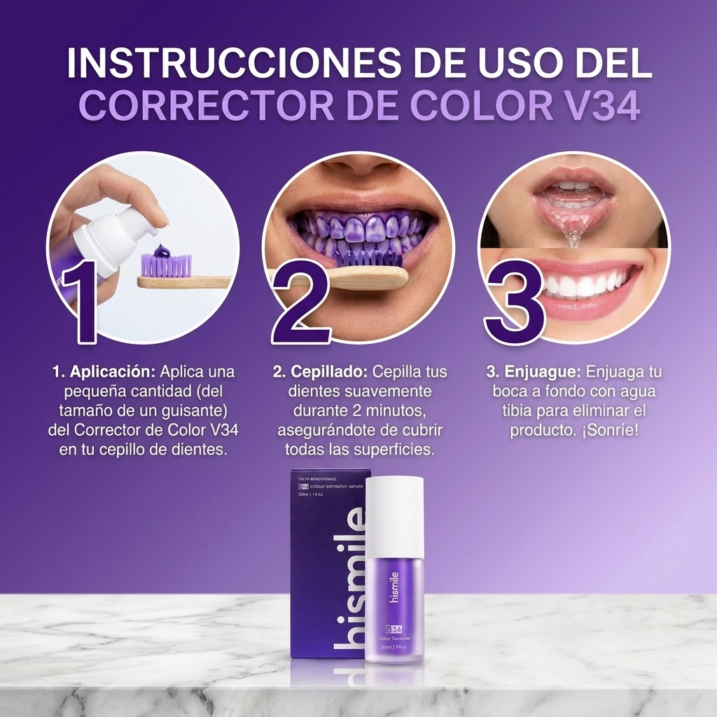 Hismile Blanqueador Dental V34 + Obsequio